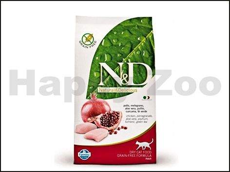N&D Grain Free Cat Adult Chicken & Pomegranate 5 kg