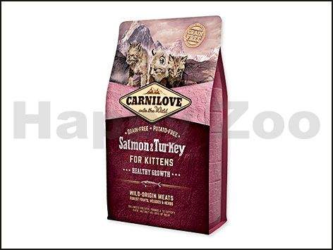 CARNILOVE Cat Salmon & Turkey for Kittens Healthy Growth 2 kg