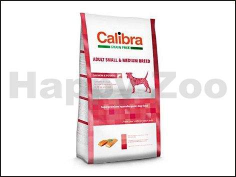 CALIBRA Dog Grain Free Adult Small & Medium Breed Salmon & Potato 2 Kg