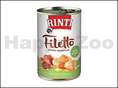 RINTI Konzerva Filetto kuře a kachna ve šťávě 420 g