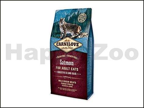 CARNILOVE Cat Salmon for Adult Cats Sensitive and Long Hair 6 kg