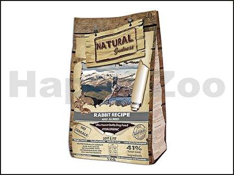 NATURAL GREATNESS Rabbit Recipe All Breed Light & Fit 2 kg