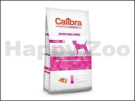 CALIBRA Dog Hypoallergenic Junior Small Breed Chicken & Rice 2 kg