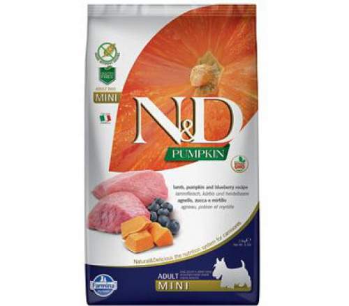 N&D Grain Free Pumpkin Dog Adult Mini Lamb & Blueberry 7 kg