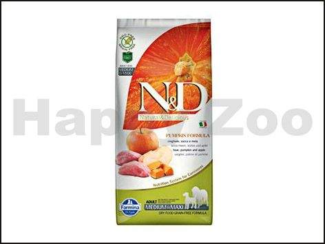 N&D Grain Free Pumpkin Dog Adult Medium/Maxi Boar & Apple 12 kg