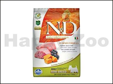 N&D Grain Free Pumpkin Dog Adult Mini Boar & Apple 7 kg