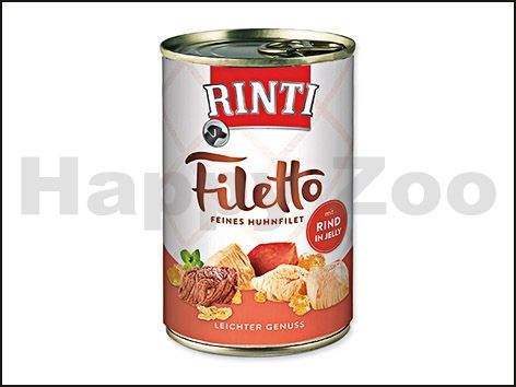 RINTI Filetto Konzerva kuře a hovězí v želé 420 g