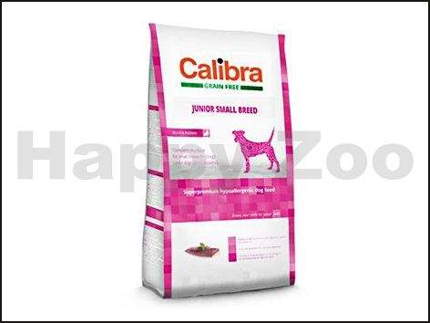 CALIBRA Dog Grain Free Junior Small Breed Duck & Potato 7 kg