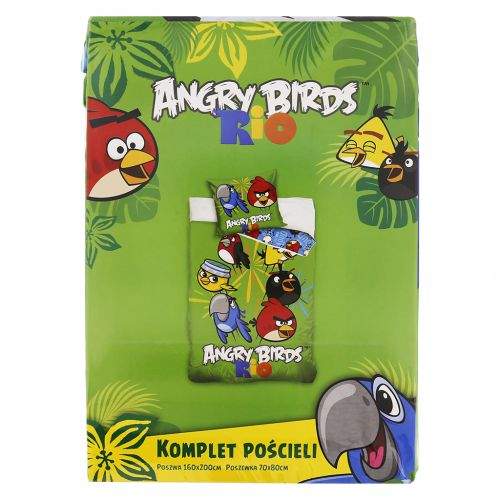 Carbotex Angry Birds Rio zelené povlečení