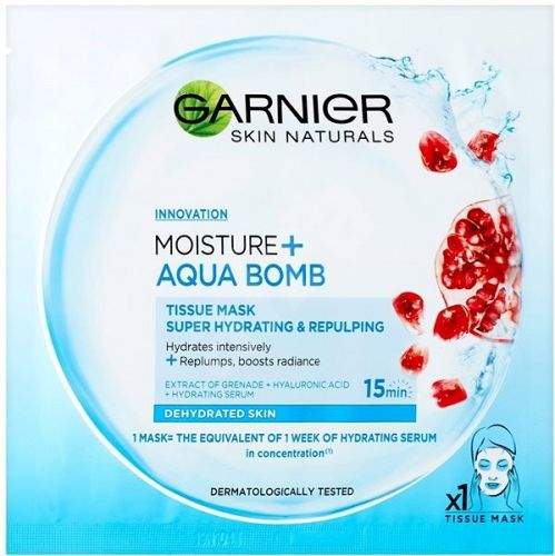 Garnier Superhydratační textilní maska MOISTURE+ AQUA BOMB