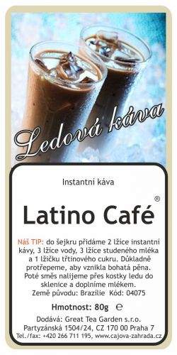 Great Tea Garden Ledová káva Latino Café ®