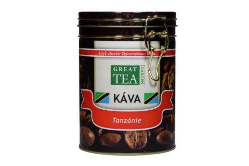 Great Tea Garden Mletá káva Tanzánie v dóze
