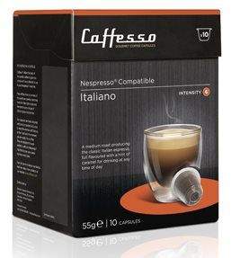 Kávové kapsle Caffesso Italiano intenzita 6 10 kapslí
