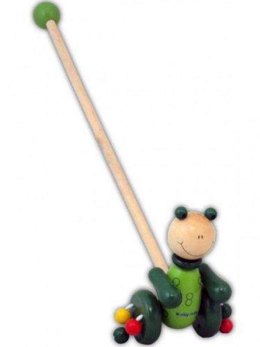 Baby Mix Dřevěná jezdící hračka žába