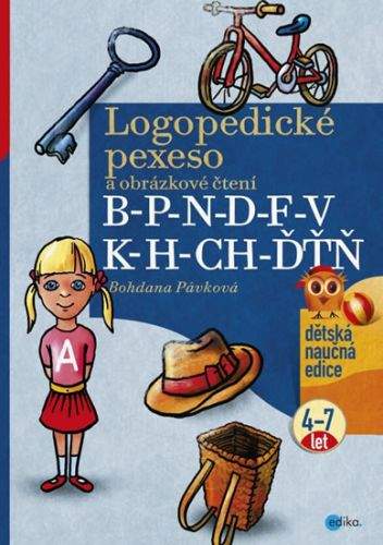 Bohdana Pávková: Logopedické pexeso a obrázkové čtení B-P-N-D-F-V-K-H-CH-ĎŤŇ