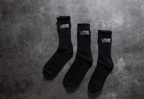 Vans Socks M Classic Crew Black 3 Pairs ponožky