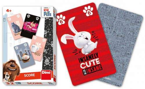 DINO Toys karty Score Tajný život mazlíčků