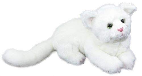 RAPPA plyšová kočka ležící 26 cm