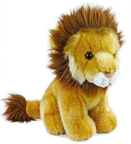 RAPPA plyšový lev sedící 18 cm