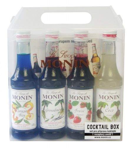 Monin Cocktail box 4 x 0,25 l