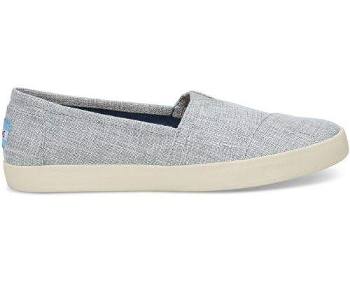 TOMS Slip-On Drizzle Grey Lurex Woven Avalon boty