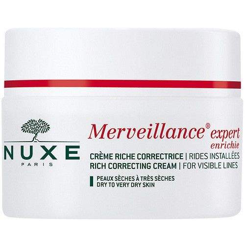 Nuxe Pleťový krém proti vráskám pro suchou pleť Merveillance Expert Enrichie (Rich Correcting Cream Visible Lines) 50 ml
