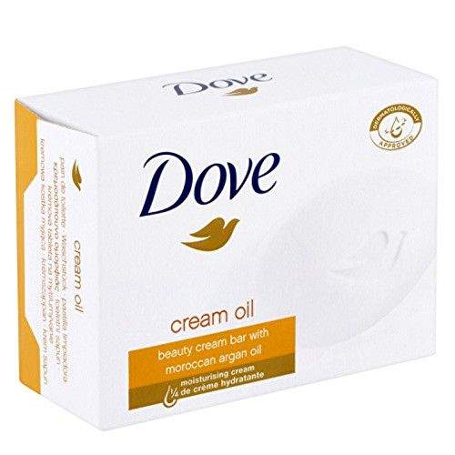 Dove Vyživující krémová tableta s arganovým olejem (Beauty Cream Oil Bar) 4x100 g