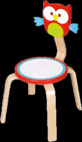 SCRATCH Dřevěná židle Sovička