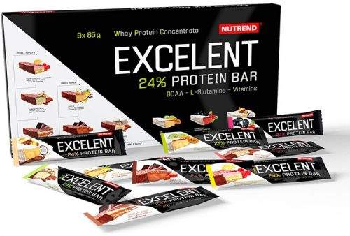 Nutrend Excelent Protein Bar 9x 85 g