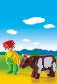 Playmobil Farmář s krávou 6972