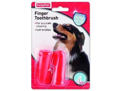 BEAPHAR Zubní kartáček Dog-A-Dent na prst