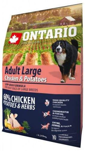Ontario Adult Large Chicken & Potatoes 2,25 kg