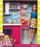 Mattel Barbie panenka a nábytek kuchyň