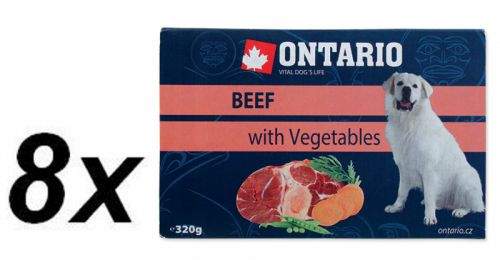 Ontario Vanička Beef with vegetable 8 x 320 g