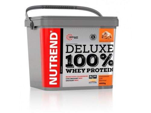 Nutrend DELUXE 100% WHEY jahodový cheesecake 4000 g