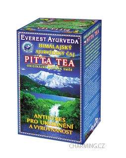 Everest Ayurveda PITTA himalájský bylinný čaj snižující pocit tělesné horkosti, ochlazuje organizmus a omezuje pocení 100 g