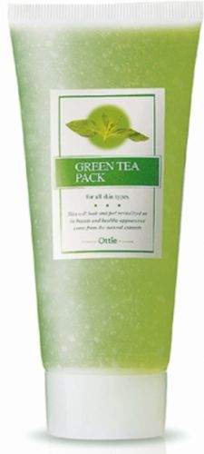OTTIE Green Tea smývatelná pleťová maska se zeleným čajem hydratační, výživná 150 ml