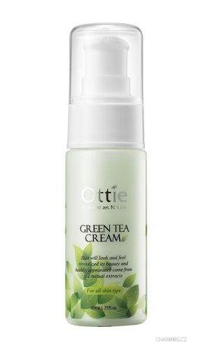 OTTIE Green Tea revitalizační a osvěžující pleťový krém ze zeleného čaje 40 ml