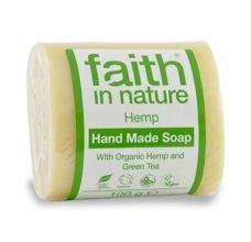 Faith in Nature rostlinné tuhé mýdlo Citrus/konopí 100 g