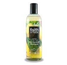 Faith in Nature přírodní šampon proti lupům Citrón & Tea Tree 250 ml