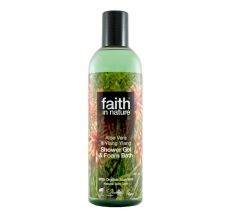 Faith in Nature přírodní sprchový gel/pěna BIO Aloe/Ylang 250 ml
