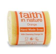 Faith in Nature rostlinné tuhé mýdlo pomeranč 100 g