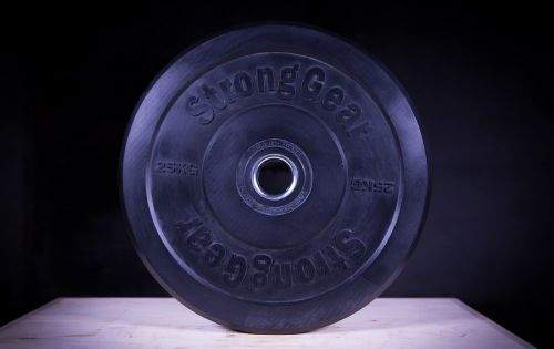 StrongGear gumové odhazovací bumper kotouče 5 kg