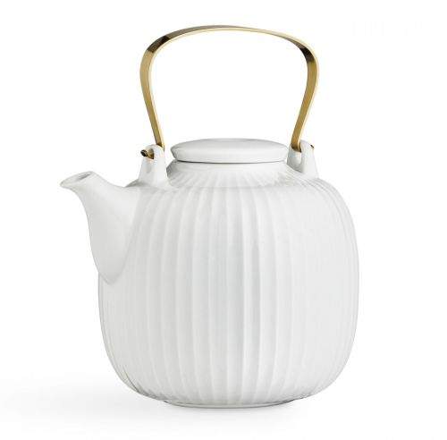 KÄHLER Porcelánová čajová konvice Hammershøi White