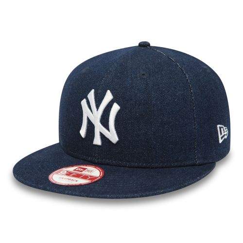 New Era 9fifty Denim Esential Snap MLB New York Yankees Navy kšiltovka