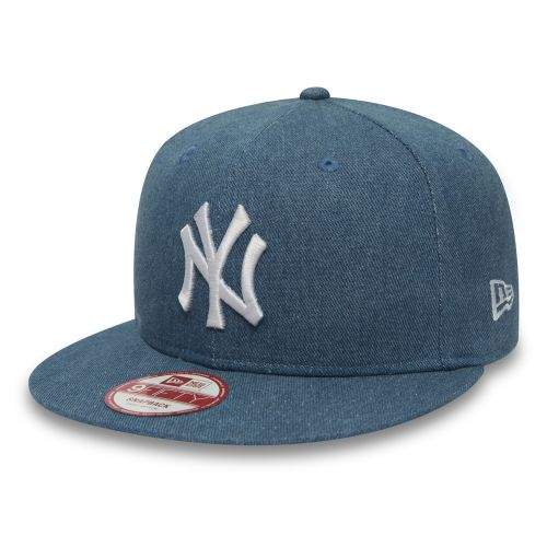 New Era 9fifty Denim Esential Snap MLB New York Yankees Light Royal kšiltovka 