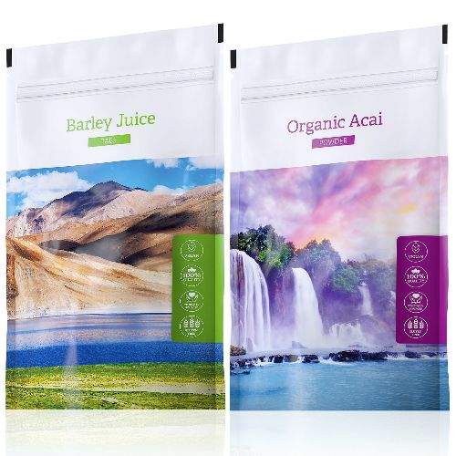 Energy Organic Acai powder 100 g + Barley Juice tabs 200 tablet
