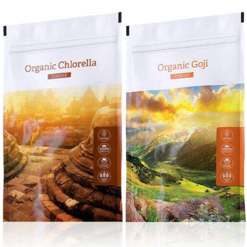 Energy Organic Chlorella powder 100 g + Organic Goji powder 100 g