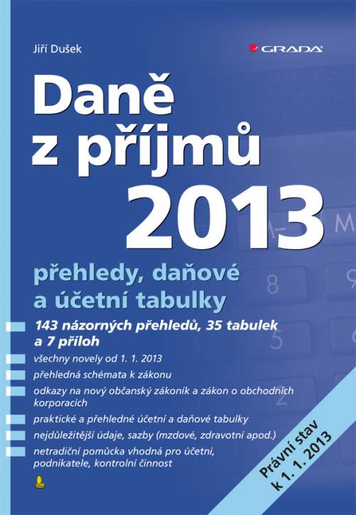 Jiří Dušek: Daně z příjmů 2013