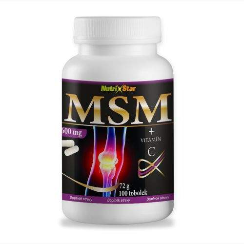 Nutristar MSM 600 mg 100 kapslí
